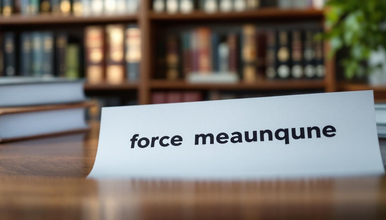 Force majeure dans un contrat : quelles conséquences juridiques