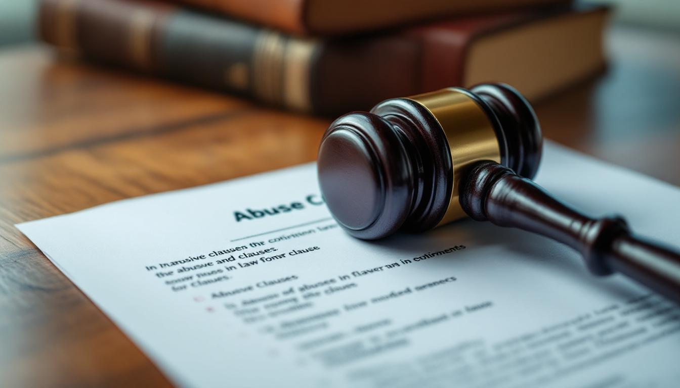 Clause abusive : comment la détecter et la contester efficacement